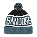 NHL San Jose Sharks Calgary Cuff Knit Hat, One Size, Black