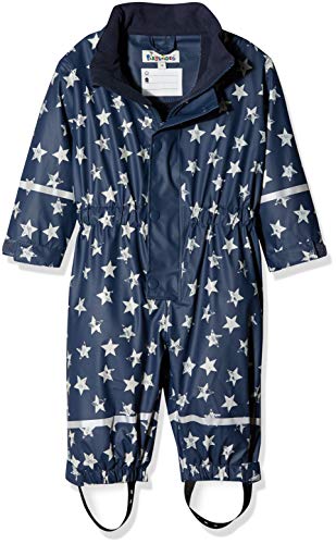 Playshoes baby-jongen regenoverall, regenpak sterren met fleece voering - Image 4