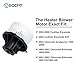 ECCPP ABS Plastic Heater Blower Motor for Chevrolet w/Fan Cage Blower Motor FIT for 2002-2006 for Cadillac Escalade /2002 for Cadillac Escalade EXT /2002 for Chevrolet Avalanche 1500
