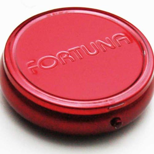 Fortuna Metal Pocket Pill Box, Red