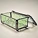 J Devlin Glass Art Box 178 Series Stained Glass Decorative Dragonfly Box for Trinket, Keepsake, or Jewelry - Available in Clear or Sage Green (Sage Green)