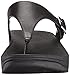 FitFlop Women's The Skinny Flip Flop, All Black, 7 M US