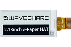 Waveshare 2.13 Inch E-Paper Raw Display Panel 250x122 Resolution 3.3V E-Ink Electronic Paper Screen with Embedded Controller 