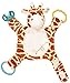 Snuggin - The Comforting Day and Night Lovey Miracle for Babies (Spotted Giraffe) - Plush Stuffed Animal Pacifier and Teether Holder