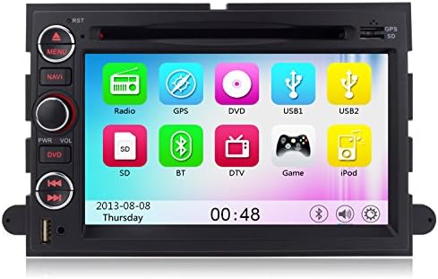Car DVD GPS for Ford F150 Explorer Mustang Expedition Fusion Escape 500 Edge built in 10pcs Virtual Disc support iPod Player 10-bands EQ