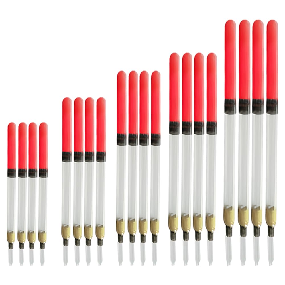 20-Piece Fishing Floats Set ，Fishing Tackle Fishing Floats ， Essential Tackle for Stillwater and Running Water Fishing