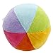 SHILOH Soft Plush Stuffed Rainbow Ball with Gentle Rattle - First Ball for Baby