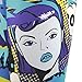 Alexandra Collection Womens Pow! Pop Art Printed Athletic Workout Leggings Pink Large