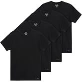 Ted Baker Men's 4-Pack Cotton Crewneck T-Shirt, Ultra Soft &amp; Tag-Free