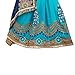 Saree Sari Designer Indian Dress Bollywood Ethnic Party Traditional (Free Size, Blue)