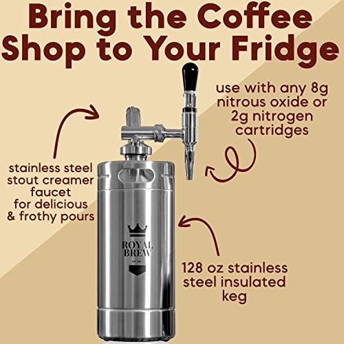 The Original Royal Brew Nitro Cold Brew Coffee Maker Gift for Coffee