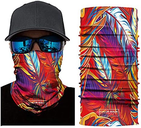 3D Face Shield Skull Mask 2019 Improved Headwear Neck Gaiter Headband Magic Scarf Seamless Bandana for Men Women Running, Fishing, Hiking, Motorcycle
