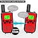 Walkie Talkies, Wireless Interphone 22 Channel FRS/GMRS 2 Way Radio 2 miles (up to 3 Miles) UHF Handheld Walkie Talkies for Kids,Business Outdoor Use (1 pair)(Red)