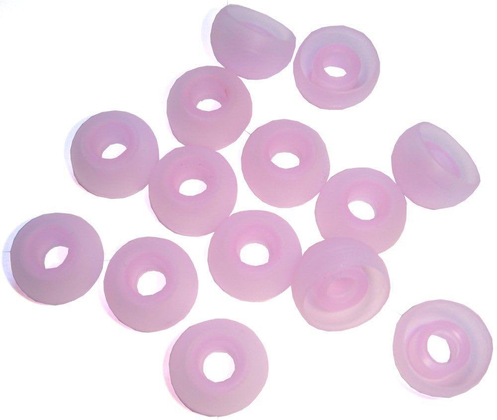 Xcessor Replacement Silicone Earbuds 7 Pairs (Set of 14 Pieces). Compatible With Most In Ear Headphone Brands. Size: MEDIUM. Pink