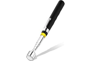 Rechabite 1 Piece 10LBs Telescoping Magnetic Pickup Tool, Magnet Stick Rod Extendable 7" to 30.5" for Men, Birthday, Father's Day, Christmas Gift