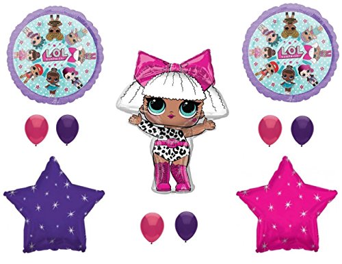 XL Birthday Party LOL Balloons Decoration Supplies Diva