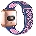 Humenn Bands Compatible for Fitbit Versa, Accessory Breathable Sport Bands Air Holes Compatible Fitbit Versa Smartwatch