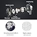 Langsdom Personalized Earphones F9 Headphones Powerful Bass Remote Control with Microphone for iPhone, iPad, Samsung, Android,MP3 & MP4 Players （Gray，Case, Men）