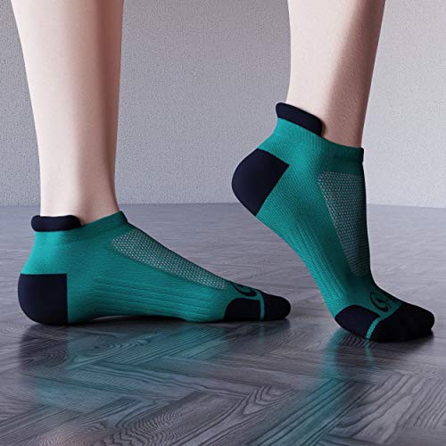 GRun 3 Pack No Show Low Cut Hidden Blister Resistant Running Socks