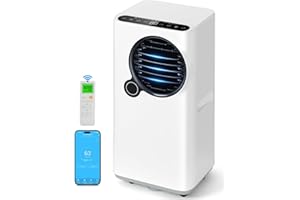 LXLU Portable Air Conditioners, 16000 BTU Smart Room Air Conditioner with Cooling/Dehumidifier/Fan, auto Oscillation, 24-Hour Timed Remote Control
