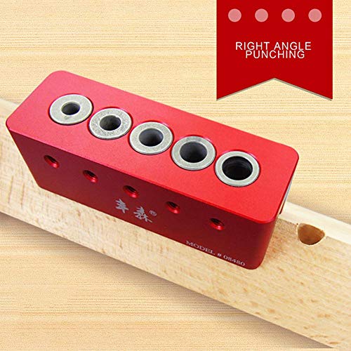 Jocestyle Woodworking Puncher Locator Right Angle Round Pipe Punch DIY Carpentry Tool