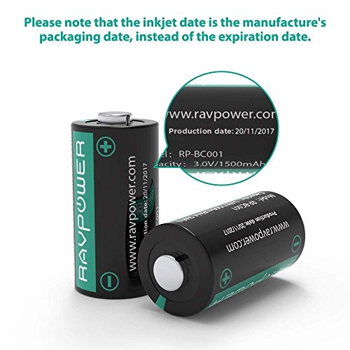 2 Batteries+RAVPower+Non+Rechargeable+Microphones+Flashlight