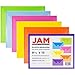 JAM PAPER Plastic Envelopes with Hook & Loop Closure - Letter Booklet - 9 3/4 x 13 - Assorted Colors - 6/Pack