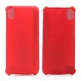 FOME Cases Series HTC Dot View Premium Flip Shell Case Cover for HTC 626 Red