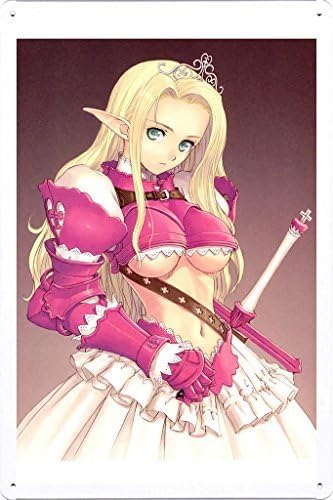 Christmas Collecting Tin Sign Metal Poster Plate Plaque Unique Wall Decor, Anime Multicolor (2030cm) A-SXY00412