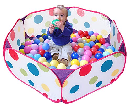 Aeroway X-Large Purple Kids Ball Pit Toddler Ball Playpen Baby Play Pit with Zippered Storage Bag Ideal for Toddlers Pets Indoor Outdoor Play (Balls Not Included)