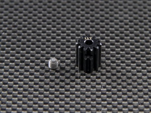 Axial EXO & Wraith Spawn Upgrade Parts Steel Motor Pinion (11T) - 1Pc Black