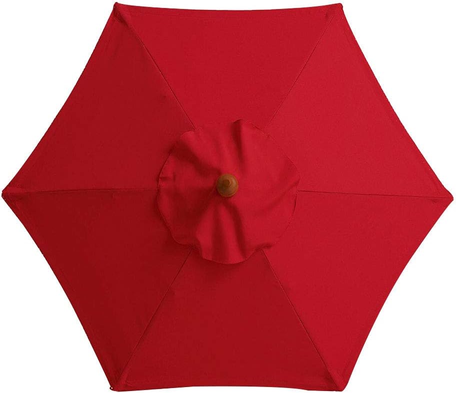 beiyoule Parasol Canopy Cover Replacement, Garden Patio Umbrella Replacement Sunshade Market Umbrella Canopy For Backyard, Pool Umbrella