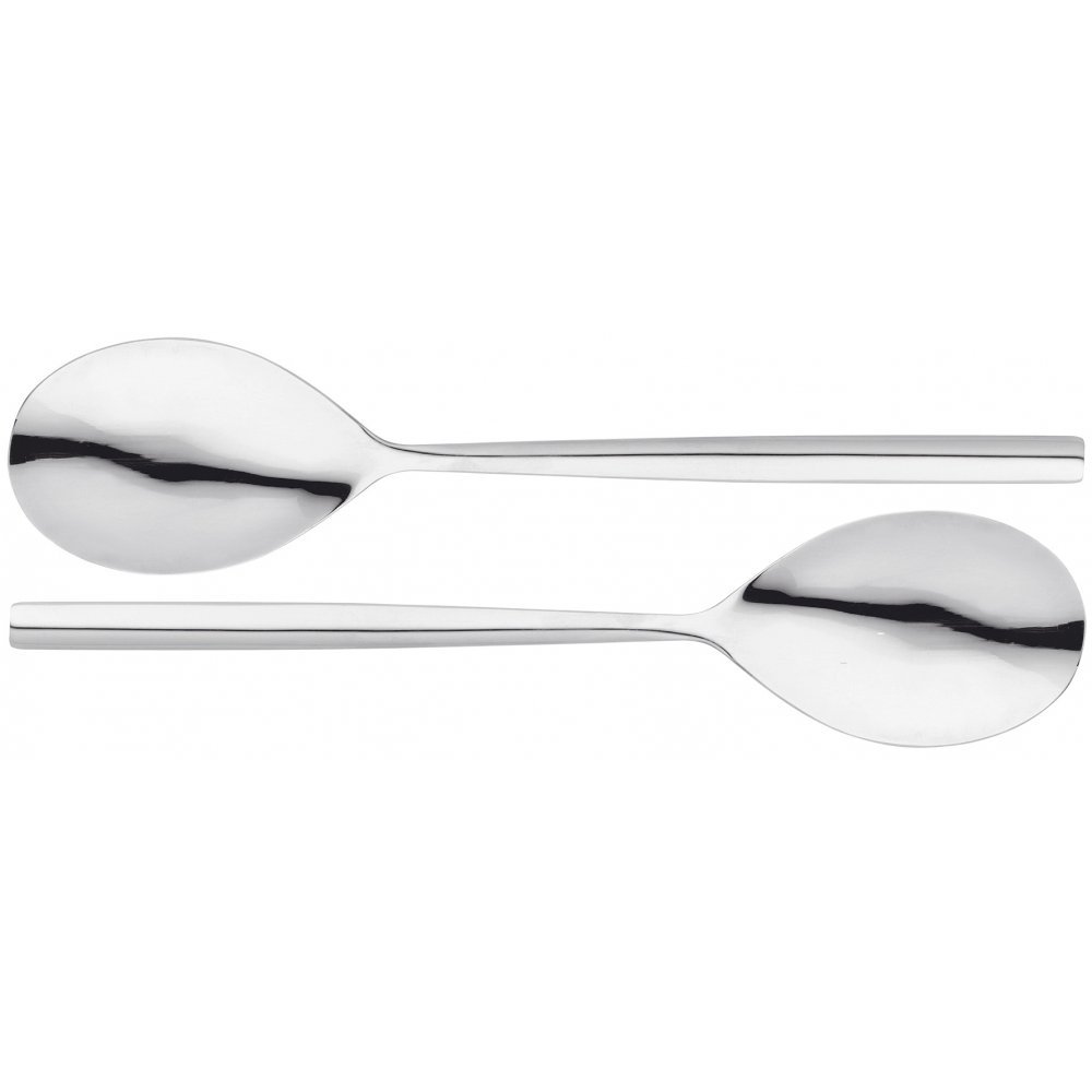 Stellar Rochester 2 Piece Serving Spoon Set, Stainless Steel, Dishwasher Safe