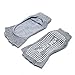 Cosfash Non Slip Skid Yoga Pilates Barre Socks with Grips for Women and Men 4 Pairs, Black/Grey/Purple/Blue, One Size