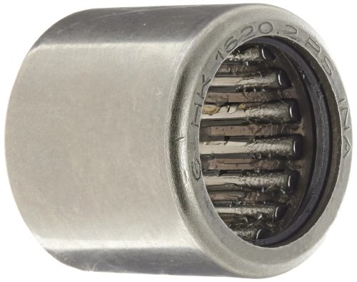INA hk16202rs aguja rodamiento de rodillo, jaula de copa, anillo exterior y rodillo, jaula de acero, extremo abierto, doble sellado, métricas, 16 mm ID, 22 mm OD, 20 mm de ancho, 11000rpm máxima velocidad de rotación