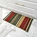 Rubber Back Multicolor Stripes Non-Slip (Non-Skid) Door Mat Rug 18