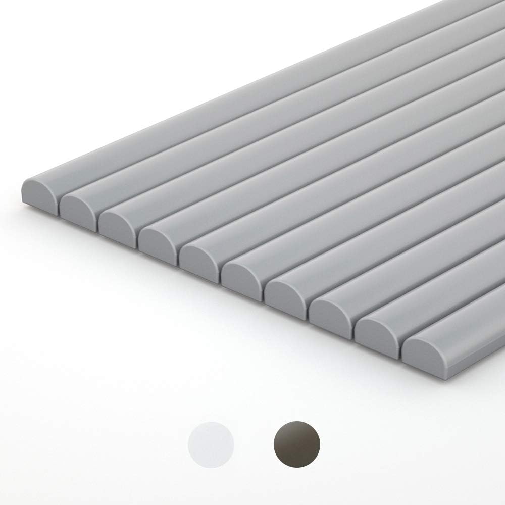 DIYTILES 10Pack Peel and Stick Tile Trim, 12" Decorative Kitchen