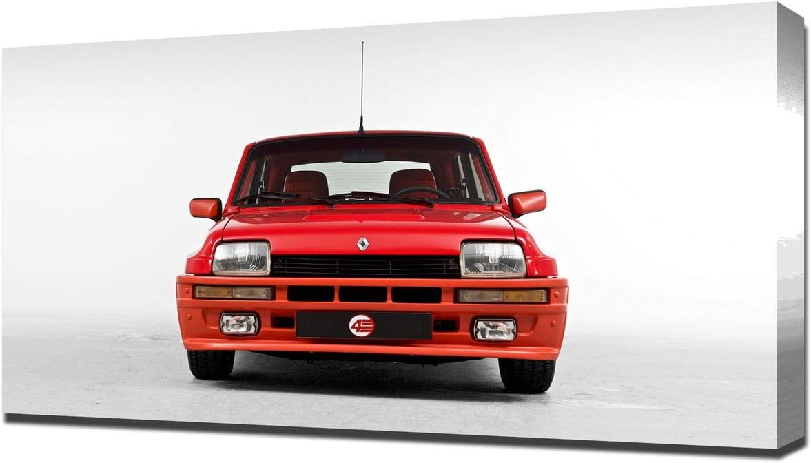 Amazon Com Lilarama Usa 1979 1984 Renault 5 Turbo V12 Canvas Art Print Wall Art Canvas Wrap Posters Prints