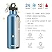 25 Oz Hydro Stainless Steel Flask Vacuum Water Bottle Non-Rusty Double Wall Insulated Thermos, Sports Hike Travel, Leak Proof Bottle, BPA Free, Sport lid-Blue
