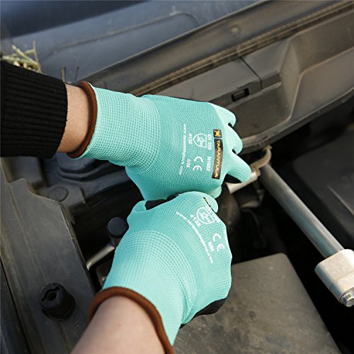 image for TARANTULA Nitrile Coated Safety Work Gloves for General Purposes, Ligh