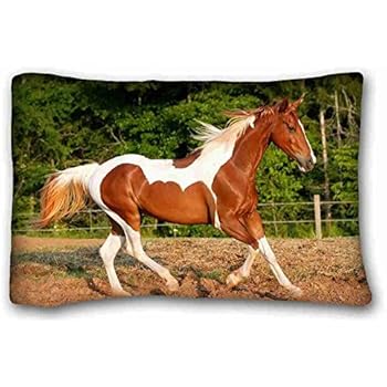 Amazon.com: Custom Cotton & Polyester Soft ( Animals horse ...