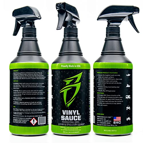 Boat Bling Vinyl Sauce Premium Vinyl and Leather Cleaner, for Boats, RVs, Powersport Vehicles and More