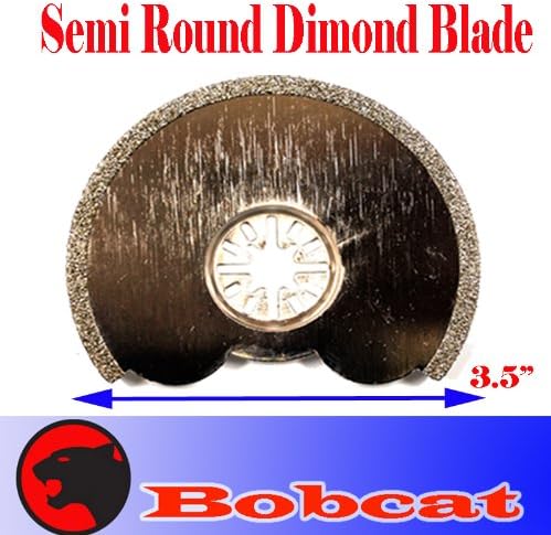 Diamond Semi Round Grout Tile Cut Oscillating Multi Tool Saw Blades for Fein Multimaster Bosch Multi-x Craftsman Nextec Dremel Multi-max Ridgid Dremel Chicago