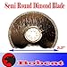 Bobcat TM Set of 3 Diamond Semi Round / V-cut Grout Tile Cut Oscillating Multi Tool Saw Blades for Fein Multimaster Bosch Multi-x Craftsman Nextec Dremel Multi-max Ridgid Dremel Chicago