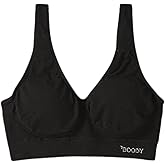 Boody -Seamfree Padded Crop Bra- Seamless Bralette- No Clips, Fastenings, Wires - Bamboo Viscose-Light-Medium Support-Pull-On