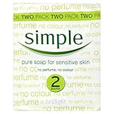 Simple Pure Soap for Sensitive Skin Twin Pack