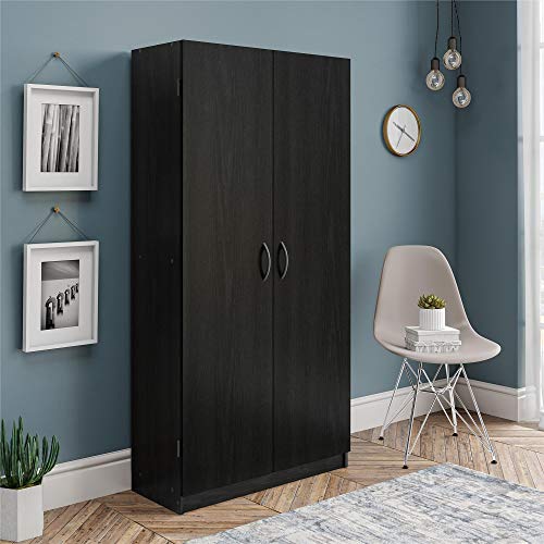 Ameriwood Home SystemBuild Dawson 60" Storage in Black Oak