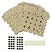 Felt Furniture Sliders Self-Adhesive Pads and Bumpers for Hardwood Laminate and Vinyl Floors (300-Piece)