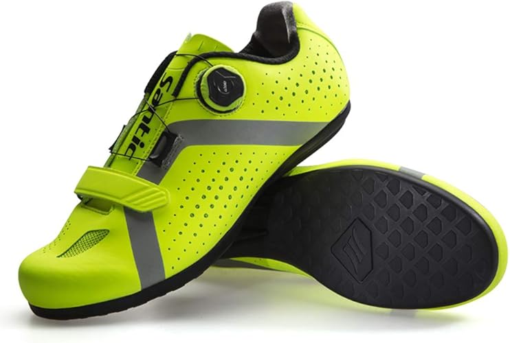 Santic Cycling Shoes Men Spin Unlocked Bike Bicycle Road Biking Lock Shoes Mtb Cycling Accessories Self Locking Shoes White 11 Amazon Ca Shoes Handbags