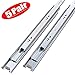 Friho 5 Pair of 14 Inch Hardware Ball Bearing Side Mount Drawer Slides, Full Extension, Available in 12'',14'',16'',18'',20'' Lengths